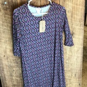 New pink, gray and purple dress